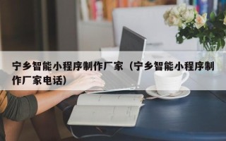 瓦房店宁乡智能小程序制作厂家（宁乡智能小程序制作厂家电话）